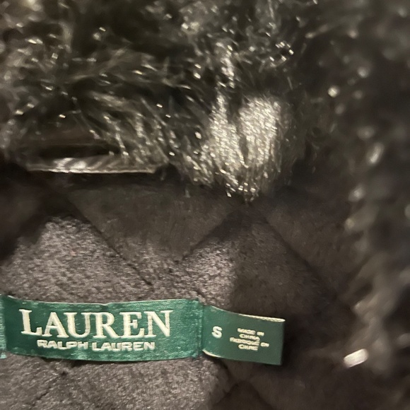 RL (RALPH LAUREN) SOFT NYLON COAT WITH FAUX FUR Collar-AMAZING! - Picture 3 of 12